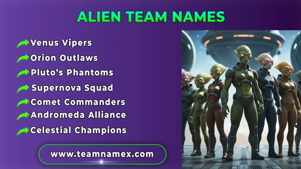 Alien Team Names