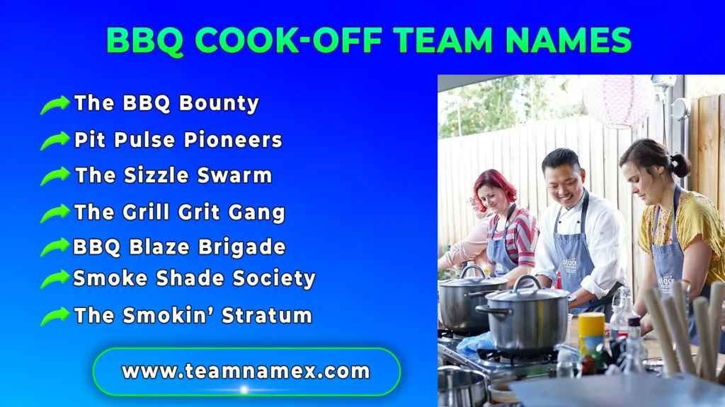 BBQ Cook-Off Team Names