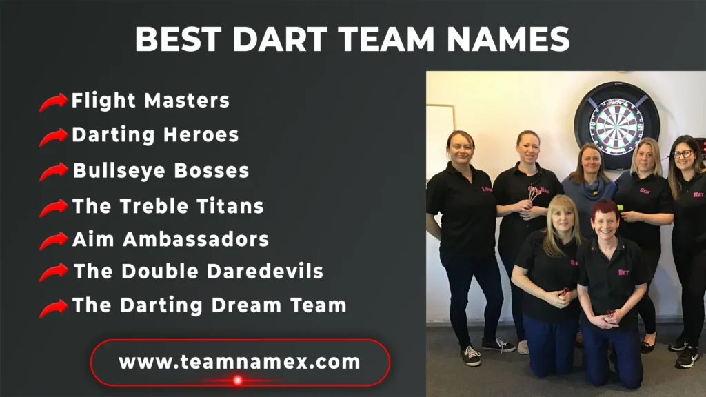 Best Dart Team Names