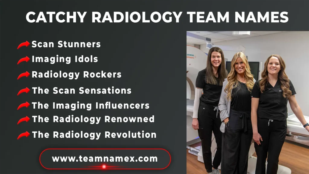 Catchy Radiology Team Names