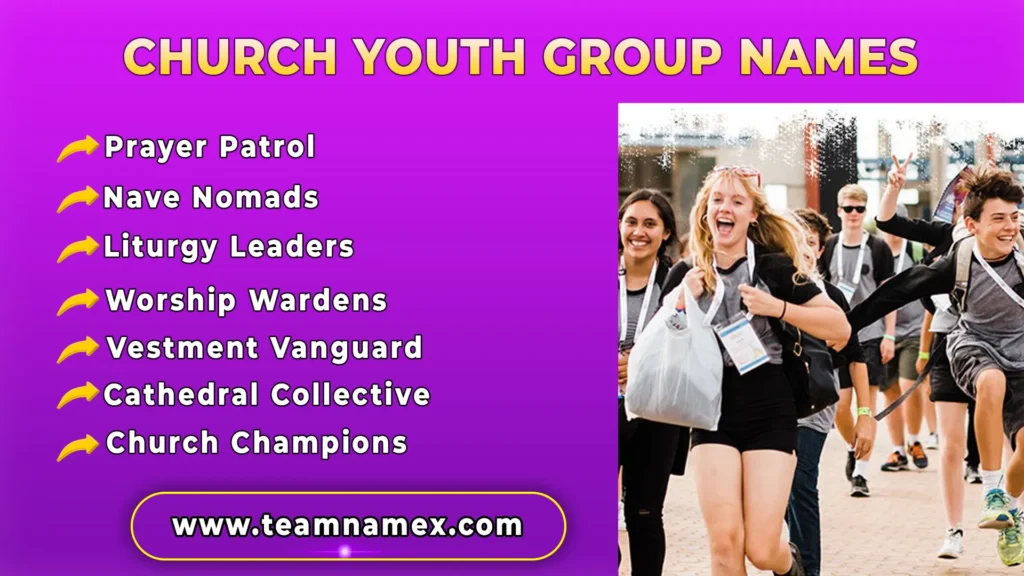 Church Youth Group Names