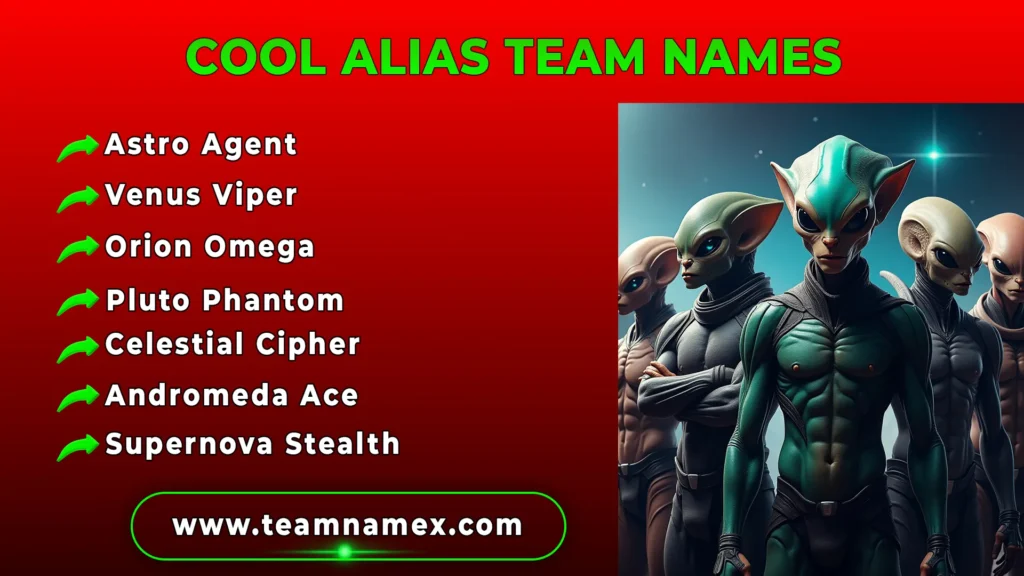 Cool Alias Team Names