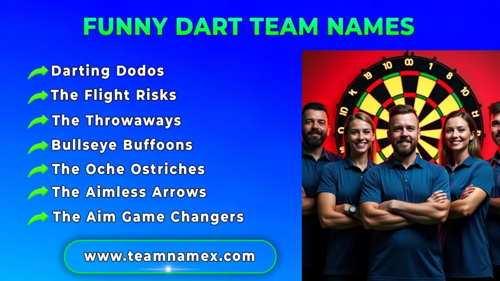 Funny Dart Team Names