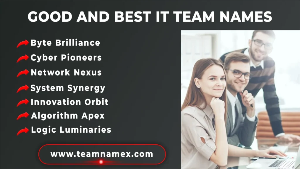 Good and Best IT Team Names