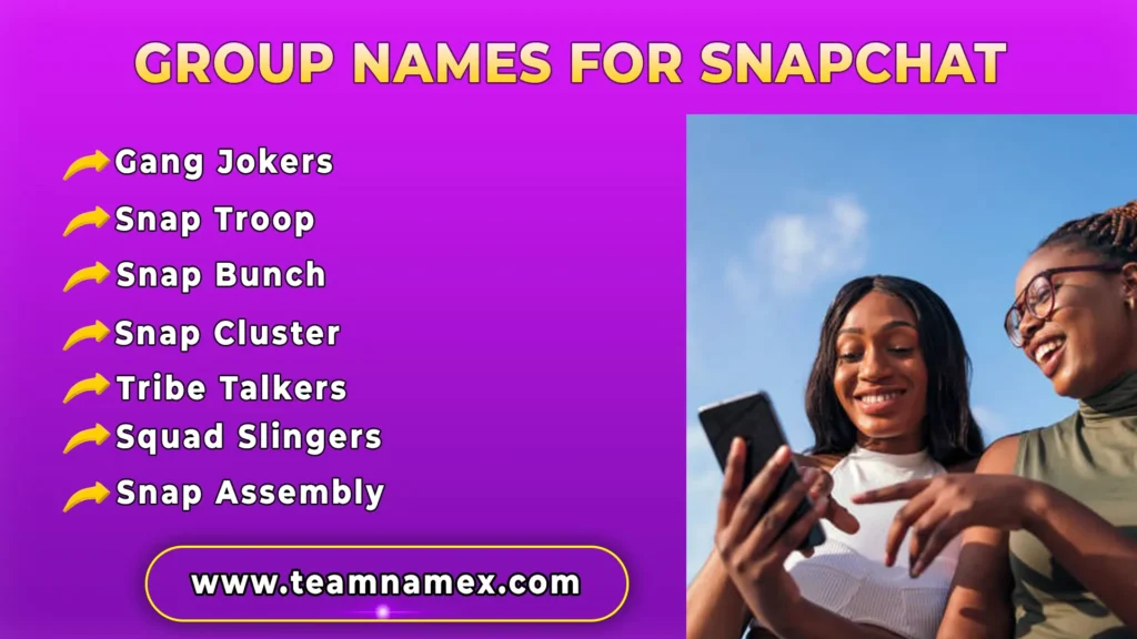 Group Names for Snapchat