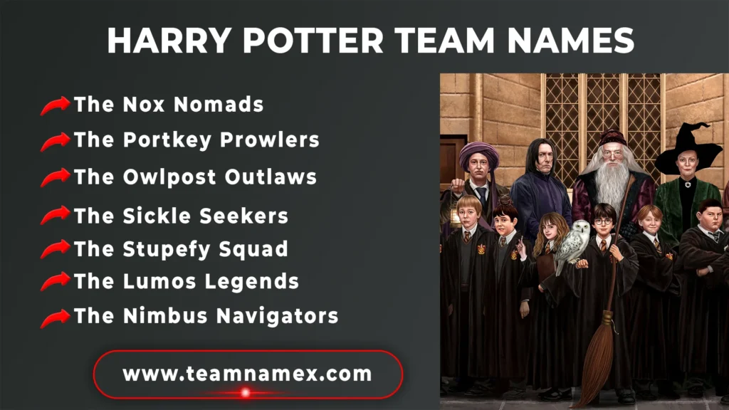 Harry Potter Team Names