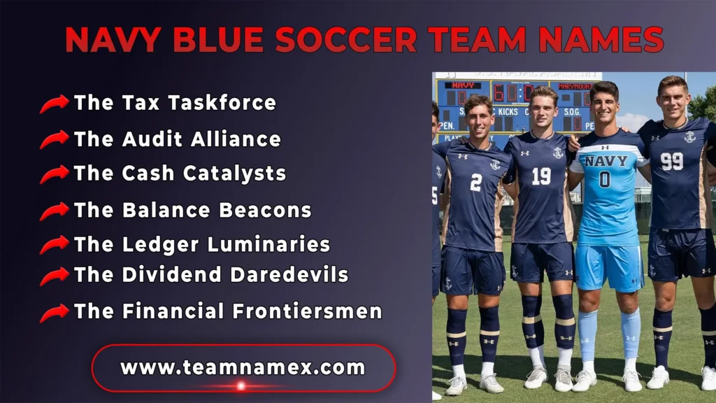 Navy Blue Soccer Team Names