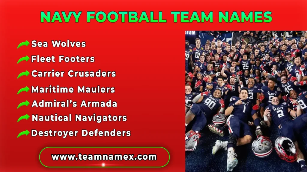 Navy Football Team Names