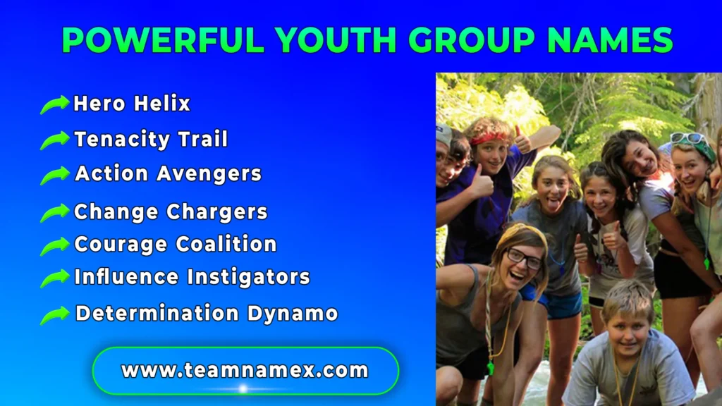 Powerful Youth Group Names