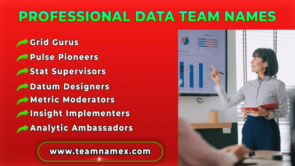 Professional Data Team Names