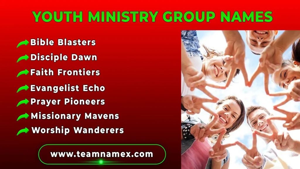 Youth Ministry Group Names