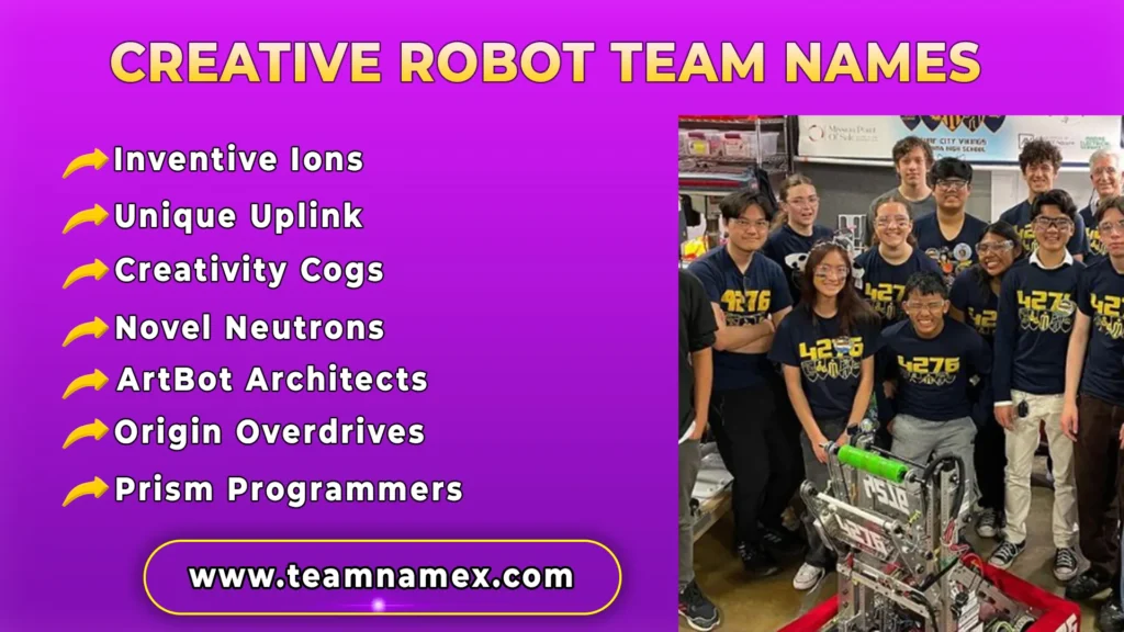 Creative Robot Team Names