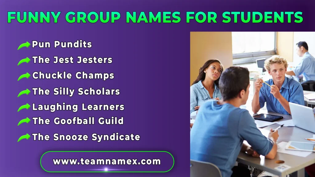 Funny Group Names for Students