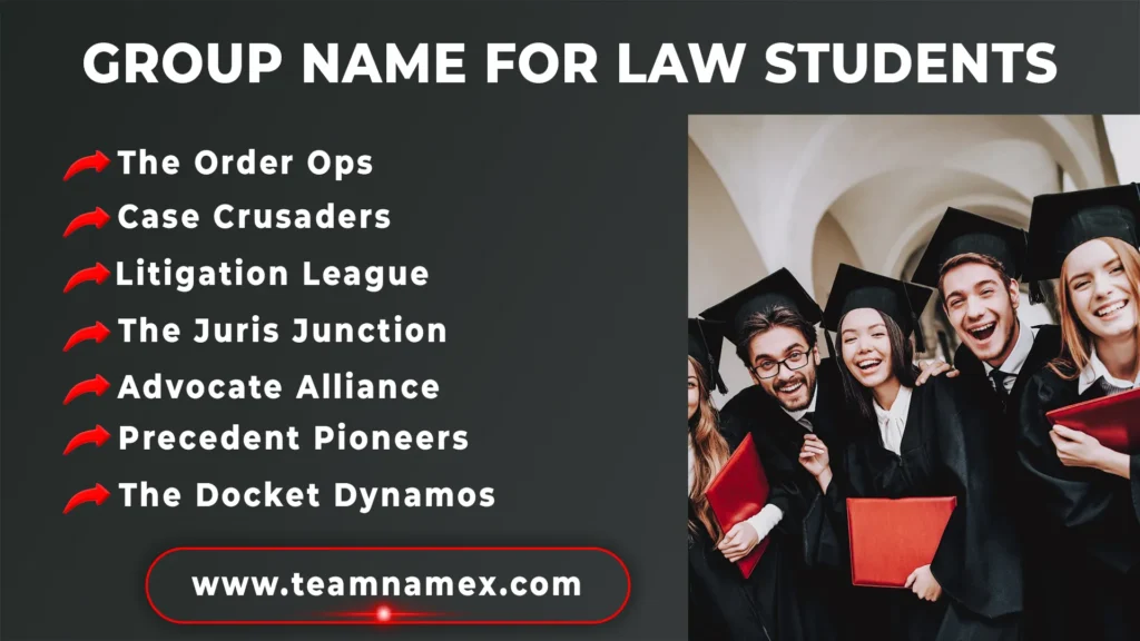 Group Name for Law Students