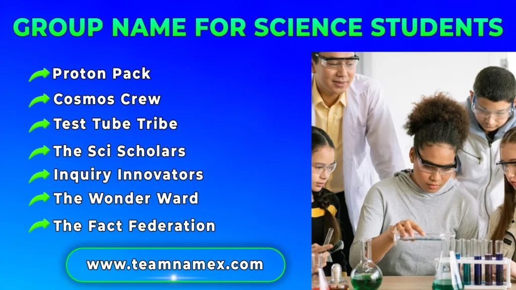 Group Name for Science Students