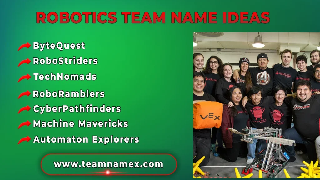 Robotics Team Name Ideas