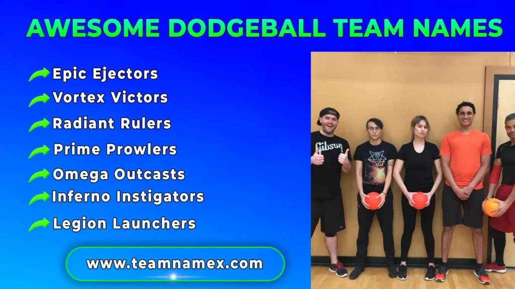 Awesome Dodgeball Team Names