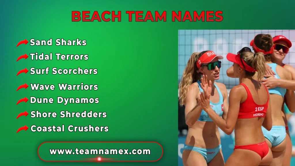 Beach Team Names