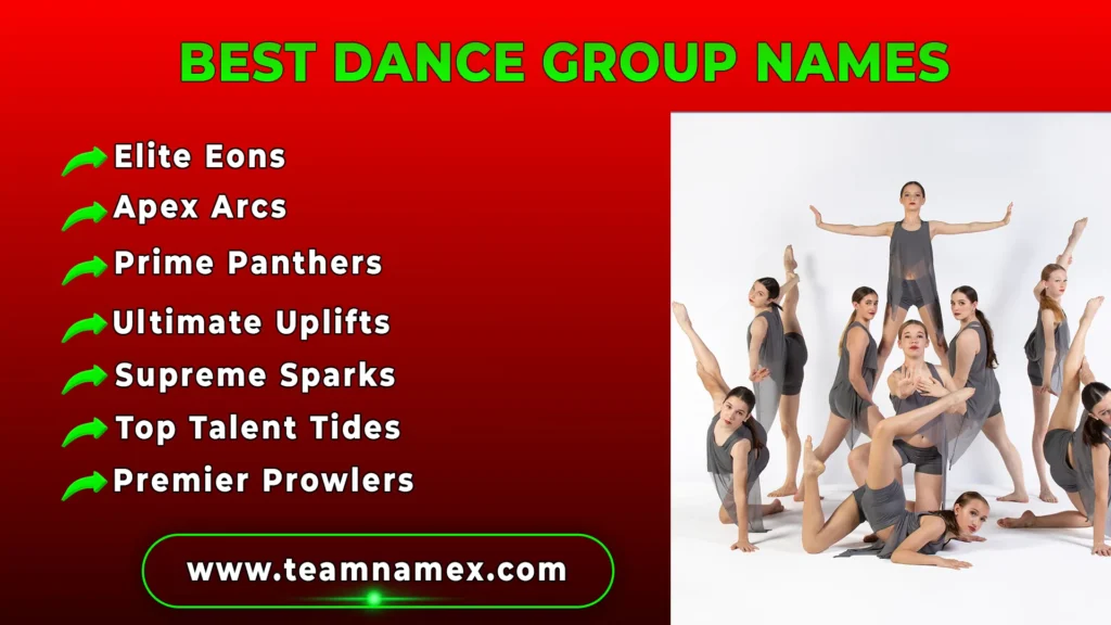 Best Dance Group Names