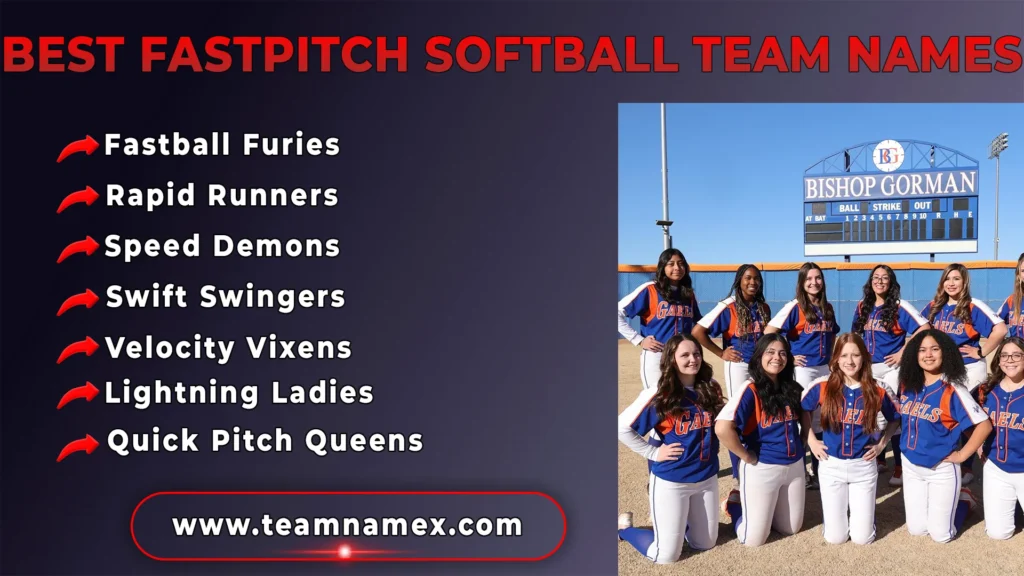 Best Fastpitch Softball Team Names