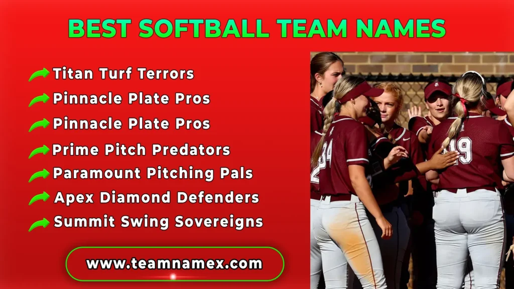 Best Softball Team Names