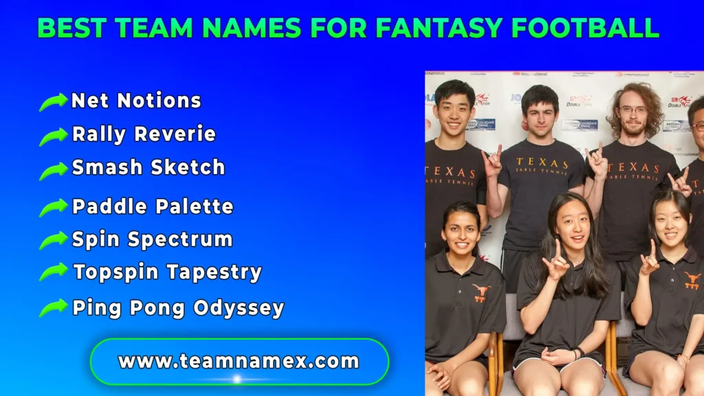 Best Team Names for Fantasy Football