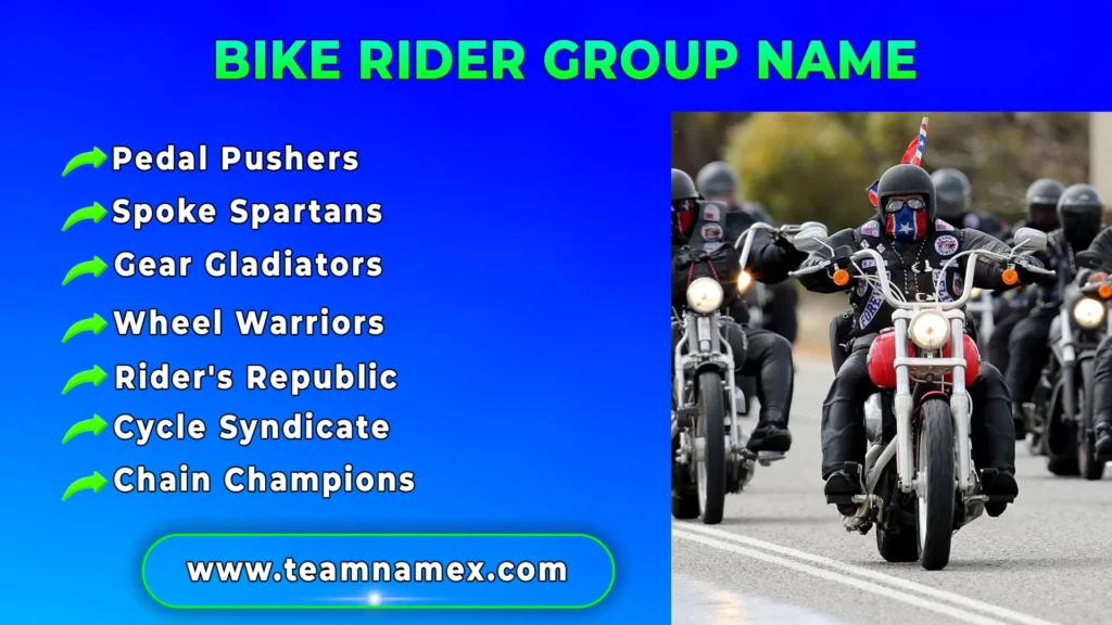 Bike Rider Group Name