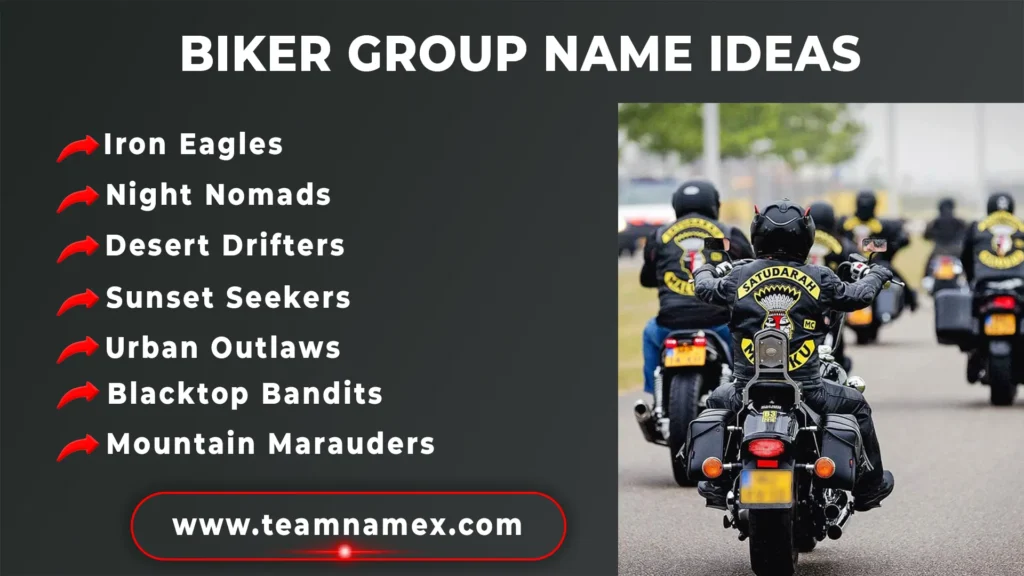 Biker Group Name Ideas