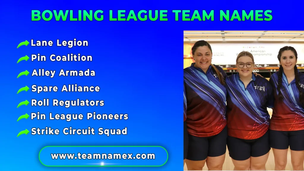 Bowling League Team Names