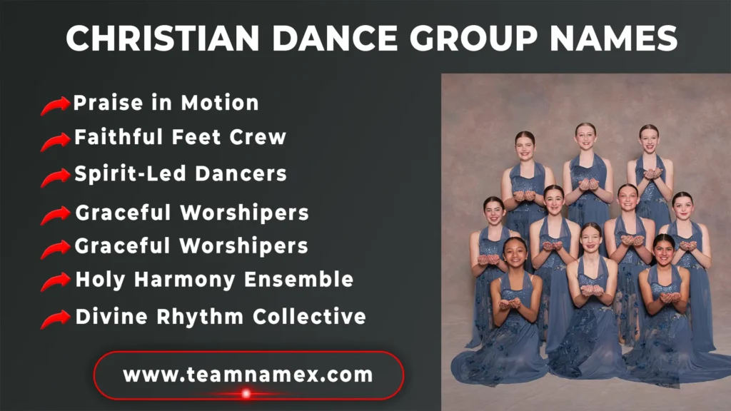 Christian Dance Group Names