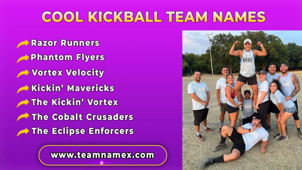 Cool Kickball Team Names