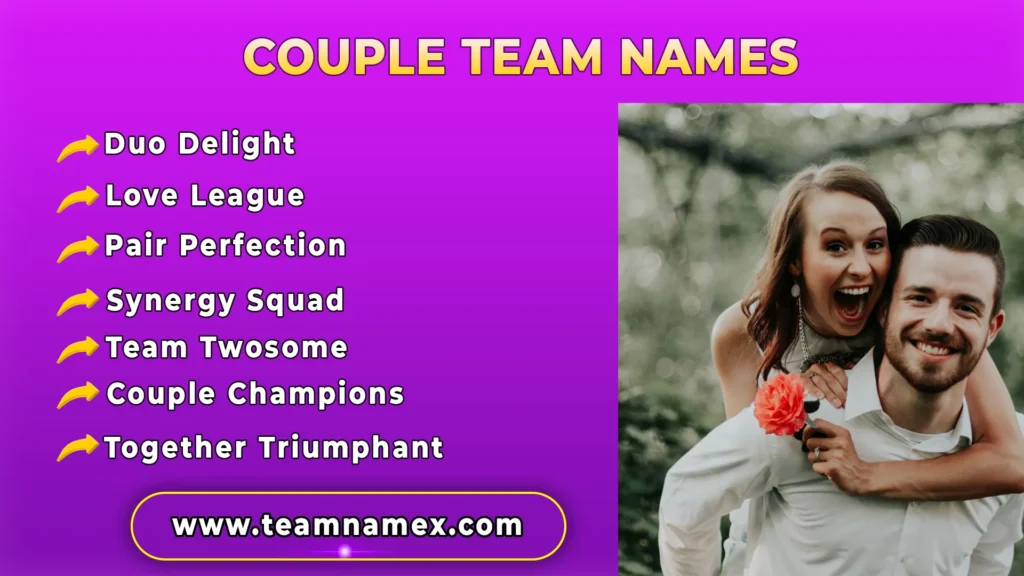 Couple Team Names