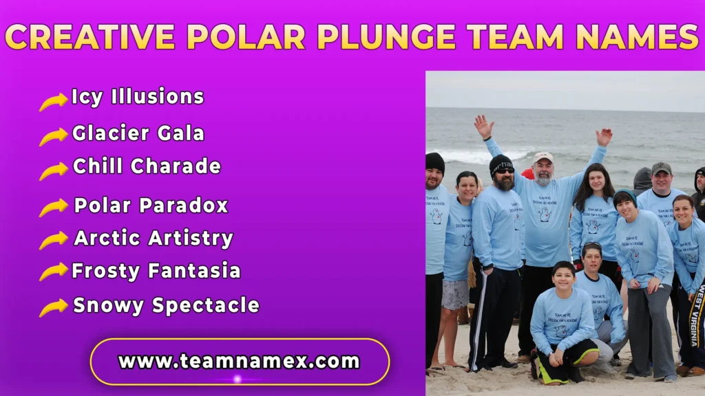 Creative Polar Plunge Team Names
