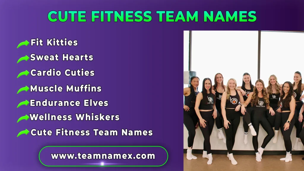 Cute Fitness Team Names