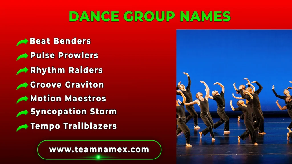 Dance Group Names
