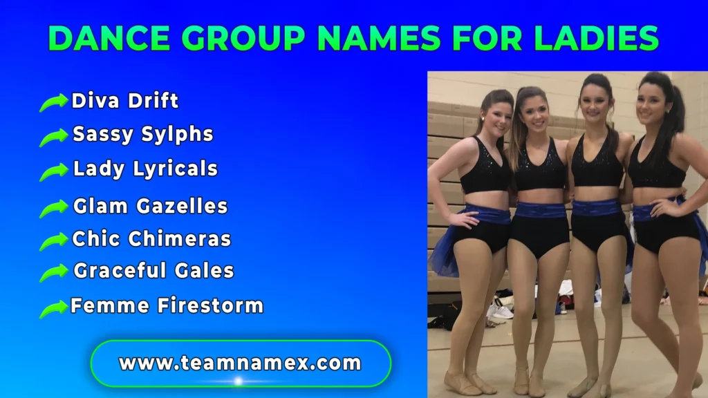 Dance Group Names for Ladies