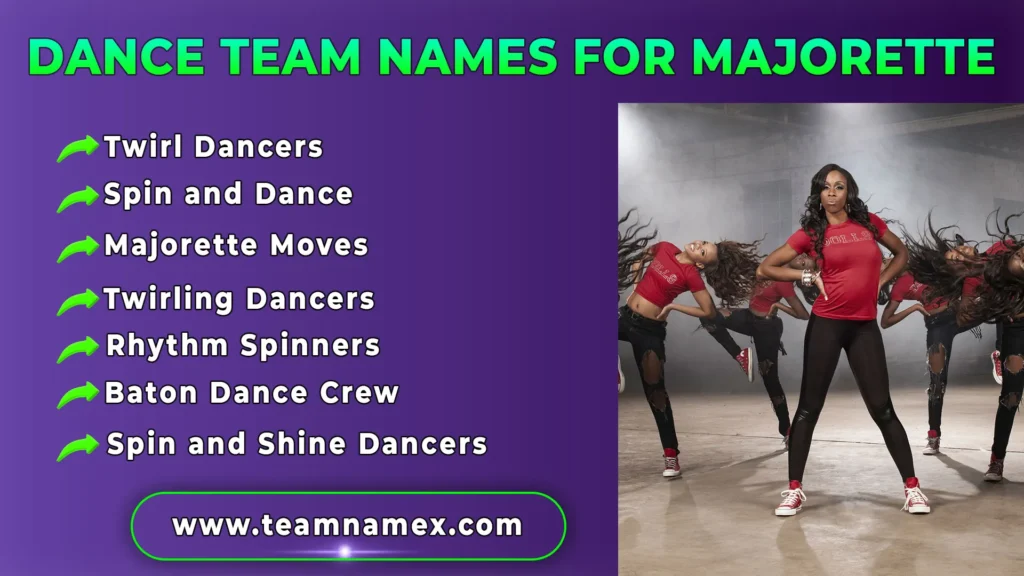 Dance Team Names for Majorette