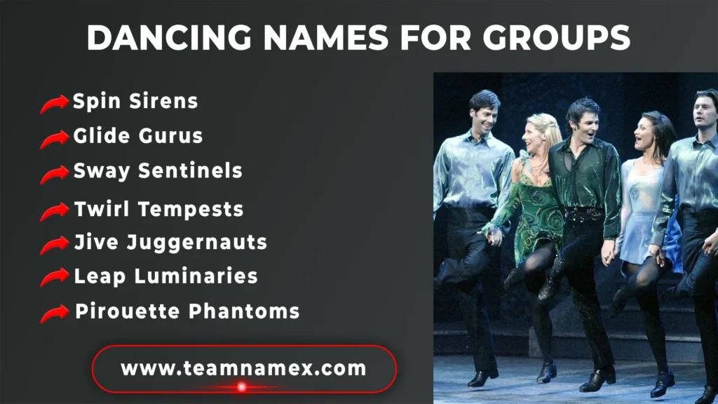 Dancing Names for Groups