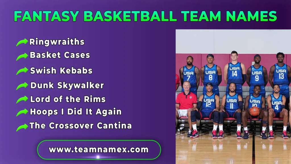 Fantasy Basketball Team Names
