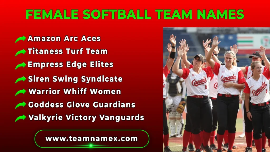 Female Softball Team Names