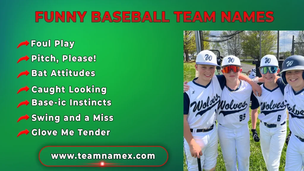 Funny Baseball Team Names