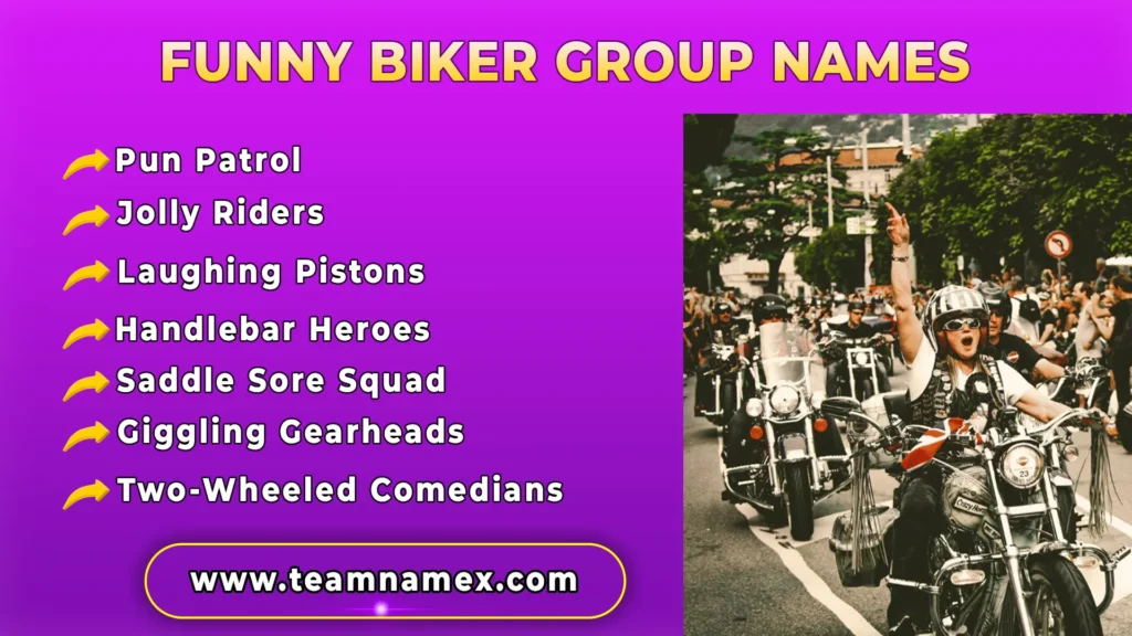 Funny Biker Group Names