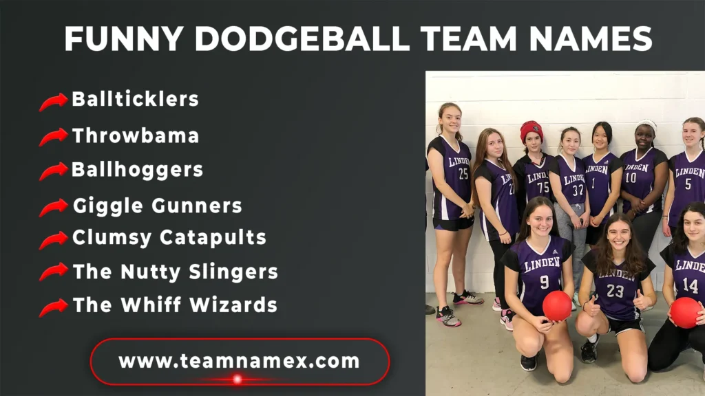 Funny Dodgeball Team Names