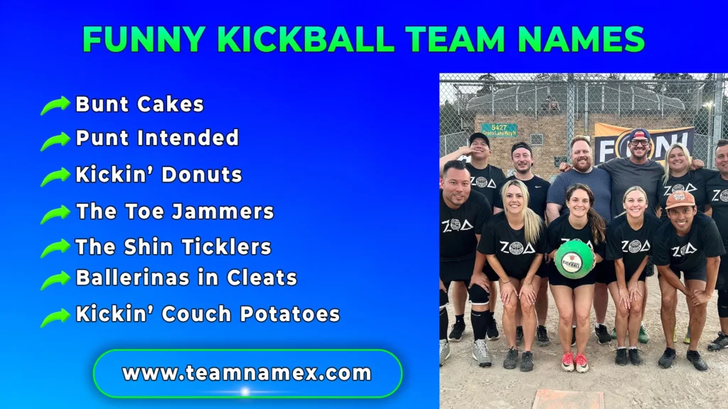 Funny Kickball Team Names