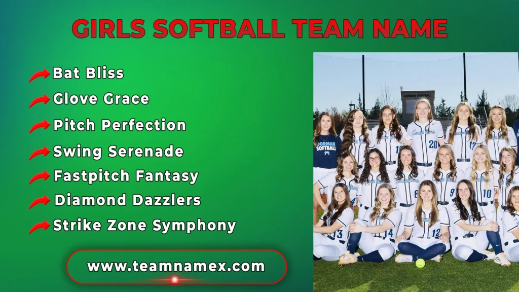 Girls Softball Team Name