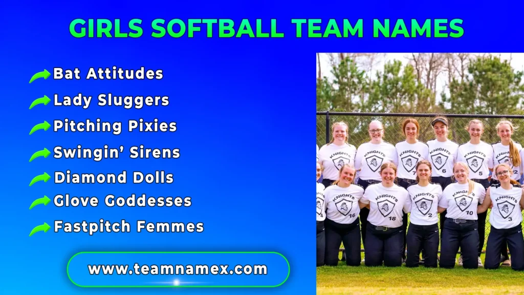 Girls Softball Team Names
