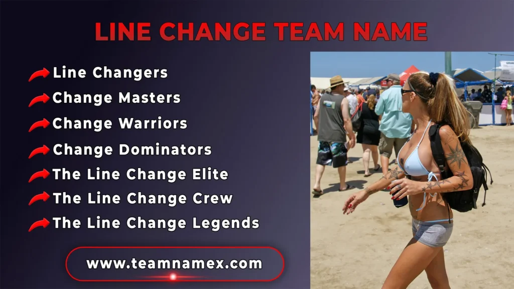 Line Change Team Name