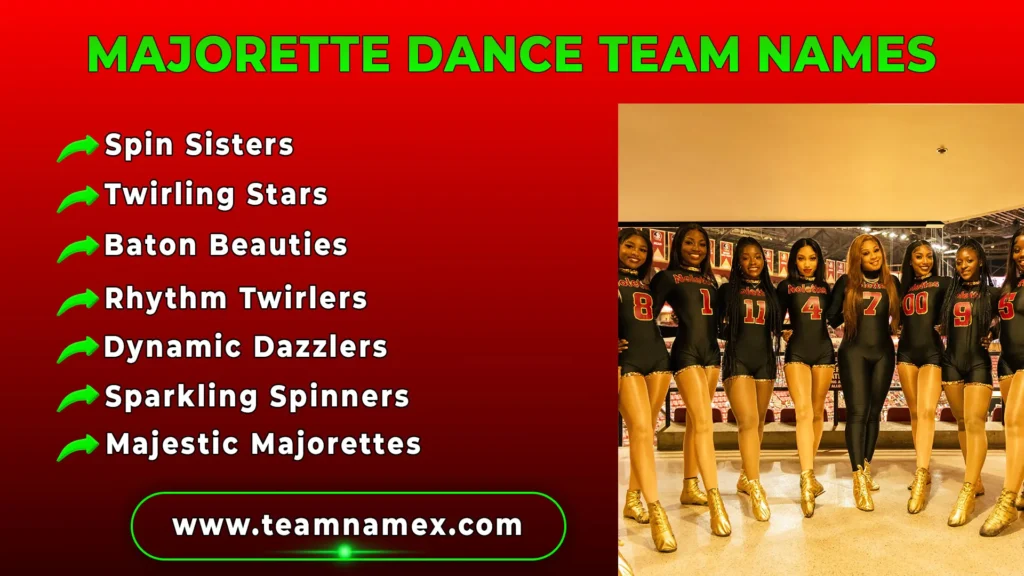 Majorette Dance Team Names