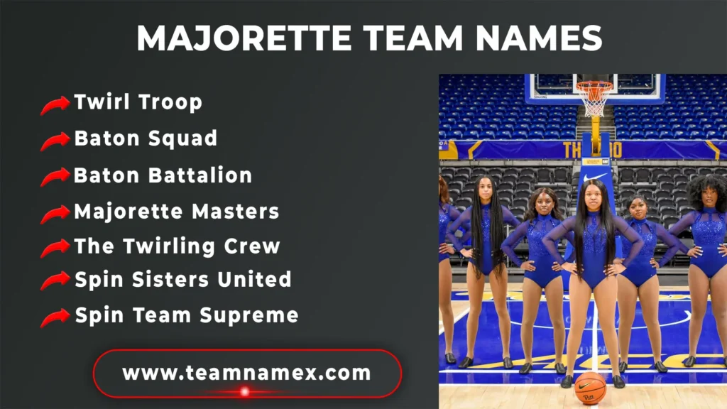 Majorette Team Names
