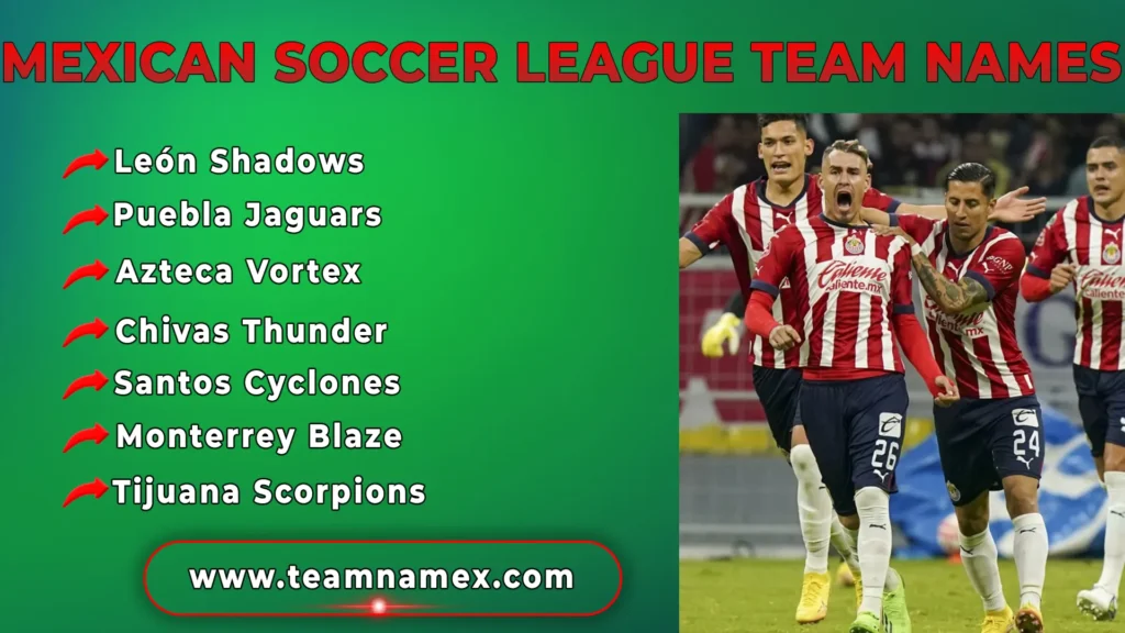 Mexican Soccer League Team Names